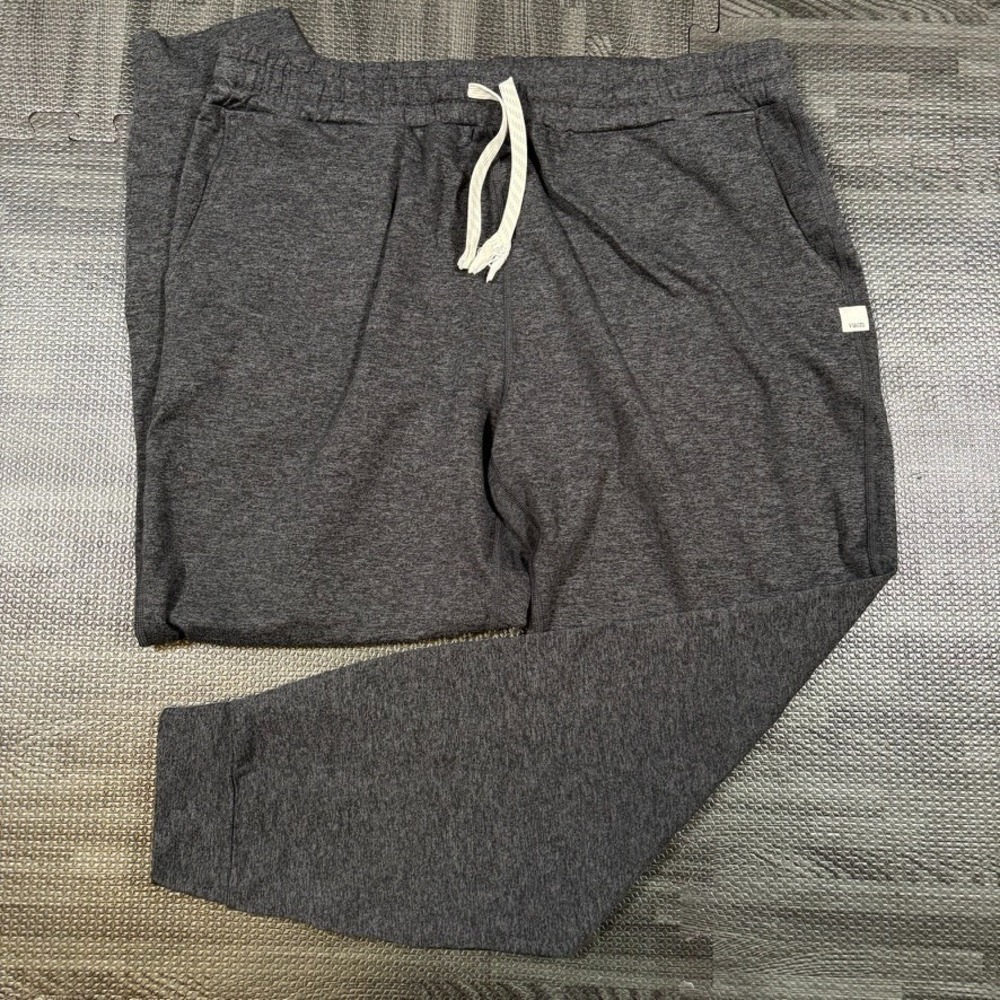 Vuori Pants Womens L Gray Performance Jogger Heather Gray DreamKnit Lounge